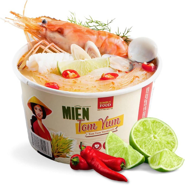 Miến Tom Yum Ăn Liền Simply Food - 9 Tô/ hùng