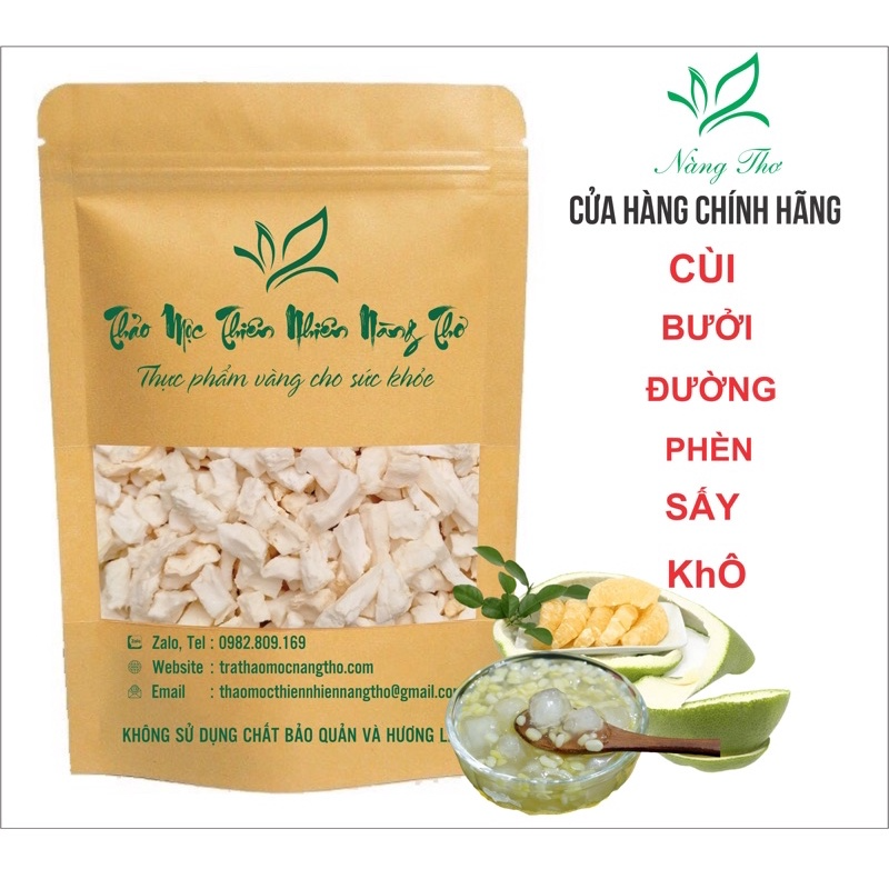Cùi Bưởi Nấu Chè Đã Sên Bột Sấy Khô 200g