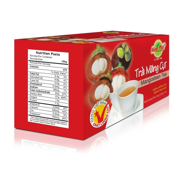 Trà Măng Cụt - Mangosteen Tea 25 Gói x 25g