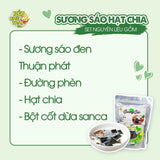 Sương Sáo Hạt Chia Cốt Dừa (Set Lớn 25 Chén)