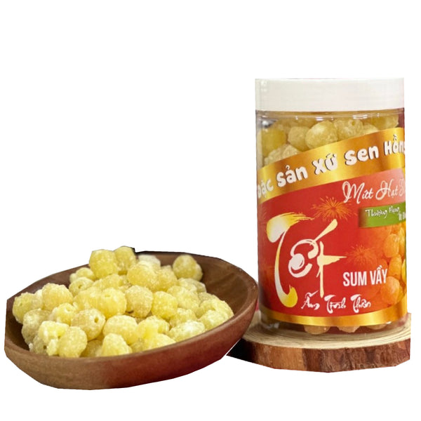 Hũ Mứt Tết - Mứt Hạt Sen Ít Đường Thượng Hạng Senfarm 250g