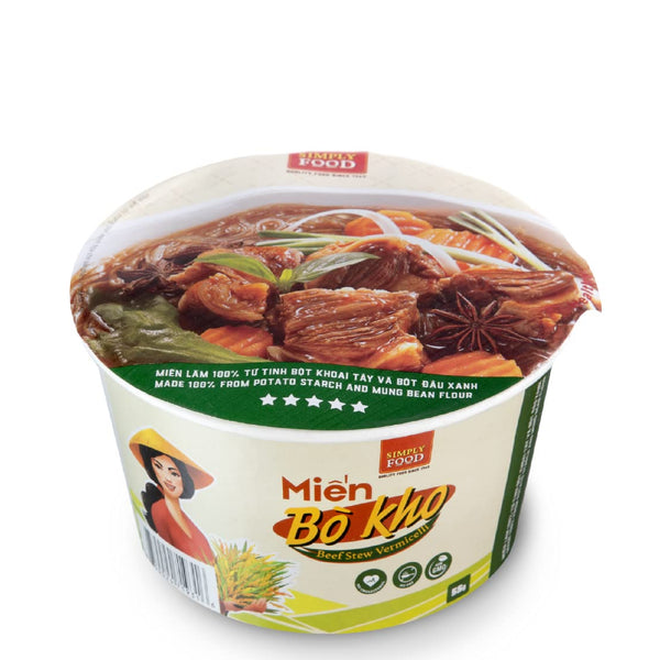 Miến Bò Kho Simply Food - 9 Tô/ Thùng