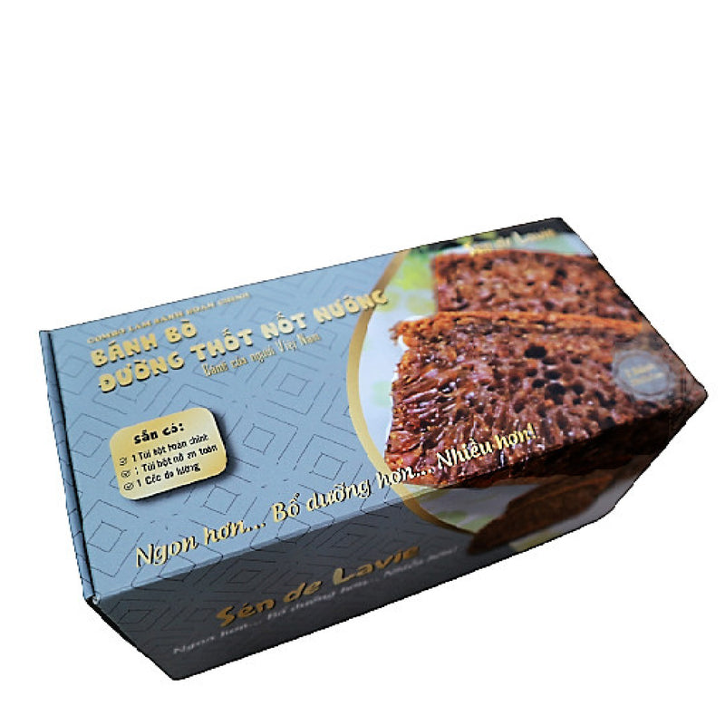 BÁNH BÒ THỐT NỐT NƯỚNG VÀNG ĐỀU RỄ TRE MỀM MỊN THƠM PHỨC ĐẶT TRONG KHUÔN TRÒN