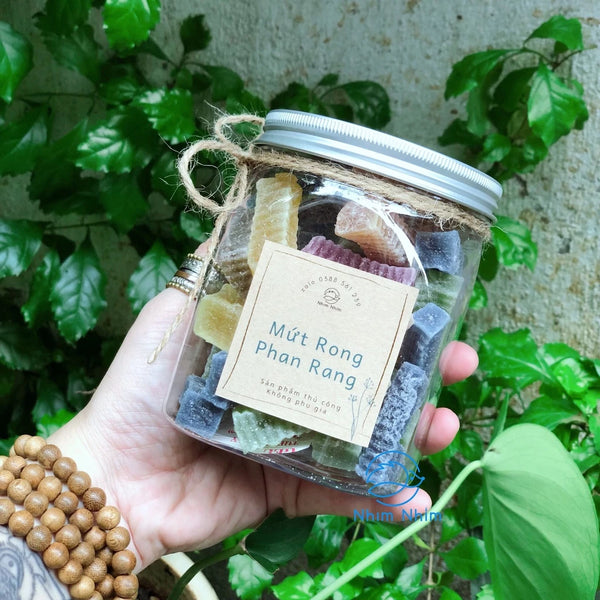 Mứt Rong Sụn Làm Thủ Công Ít Ngọt Không Chất Bảo Quản 320g