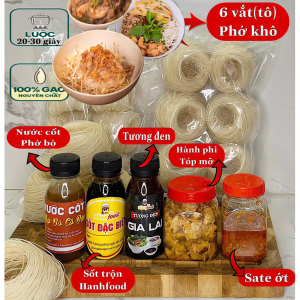 COMBO NẤU PHỞ KHÔ GIA LAI NHỎ