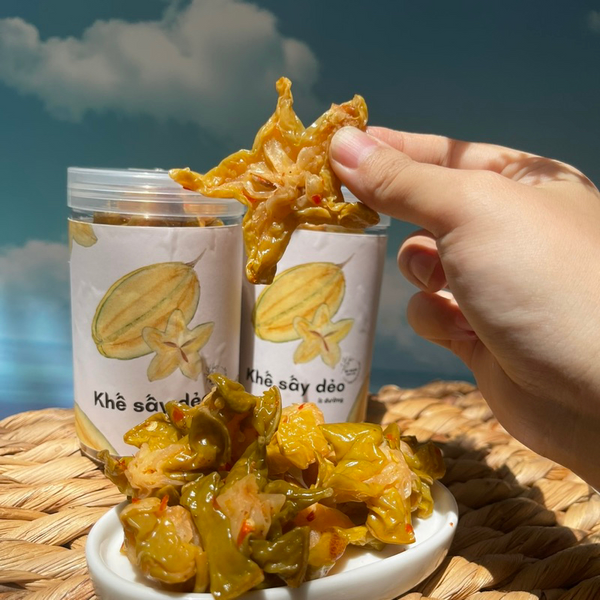 Khế Sấy Omai Ớt - Khế Sấy Dẻo (250gr)