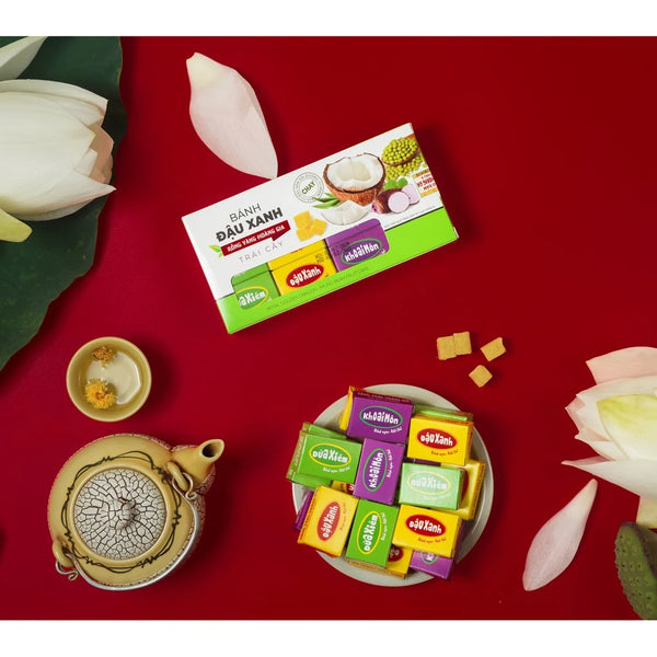 Bánh Đậu Xanh Hoàng Gia Tam Vị Trái Cây