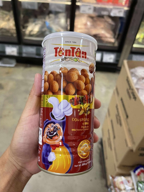 Đậu phộng vị BBQ Tân Tân - Lon 200g