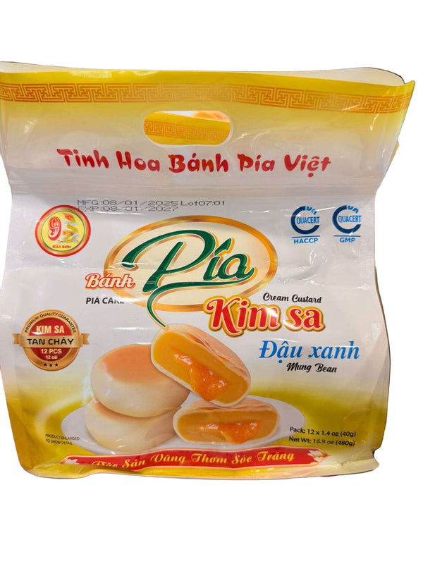 Bánh pía kim sa ĐẬU XANH