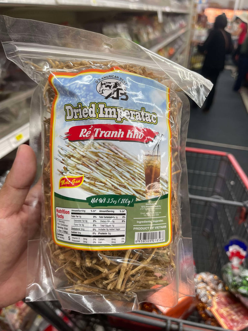 Rễ cỏ tranh (bạch mao căn) sấy khô