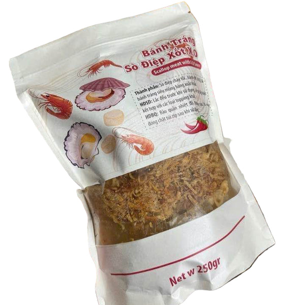 Bánh Tráng Sò Điêp Sốt XO