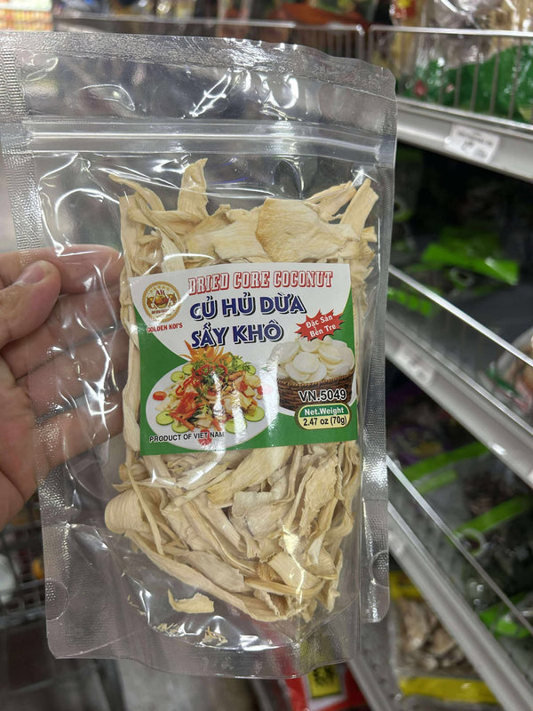 Củ hủ dừa sấy khô