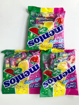 Combo 3 Gói Kẹo Nhai Mentos Mini Cầu Vồng Hương Trái Cây (Gói 120g - nhỏ)