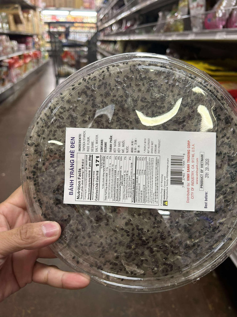 Combo 2 Bánh Tráng Mè Đen