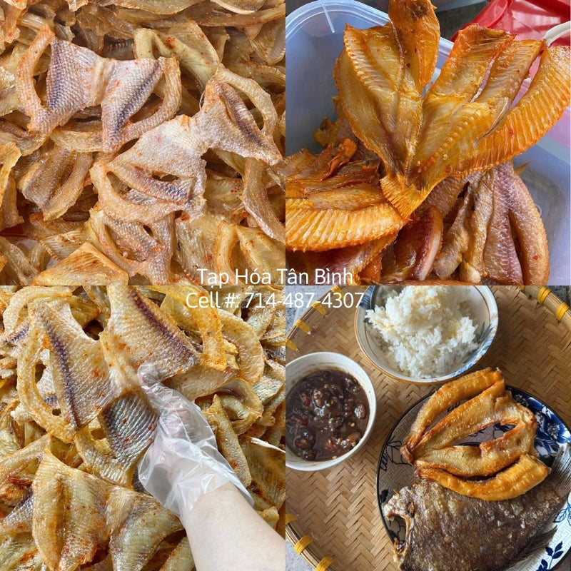 Khô cá điêu hồng Đồng Tháp ngọt cay mặn hài hòa hao cơm (500g)
