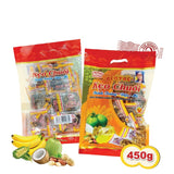 Kẹo Chuối Cuộn Bánh Tráng Đậu Mè Thương Hiệu Hai Tỏ Bến Tre 450g