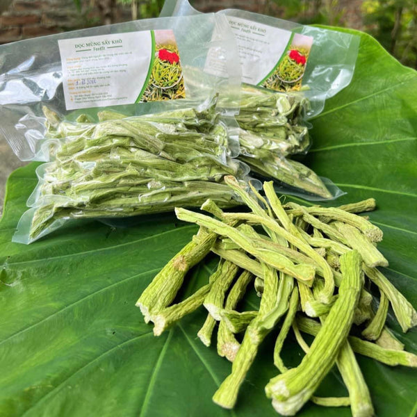 Dọc Mùng Sấy Khô Đã Sơ Chế Tách Vỏ 100g