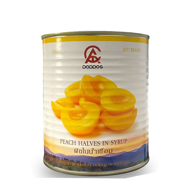 Đào Ngâm Thái Lan Boddob Lon 820g