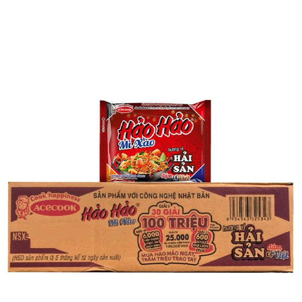 Combo 10 Gói Mì Tôm Hảo Hảo Acecook Hương Vị Hải Sản