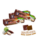 Set 5 Phong Kẹo Dừa Bến Tre Hai Tỏ Vị Cacao