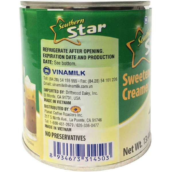 Sữa Đặc Có Đường Ngôi Sao Phương Nam Vinamilk Lon 380g