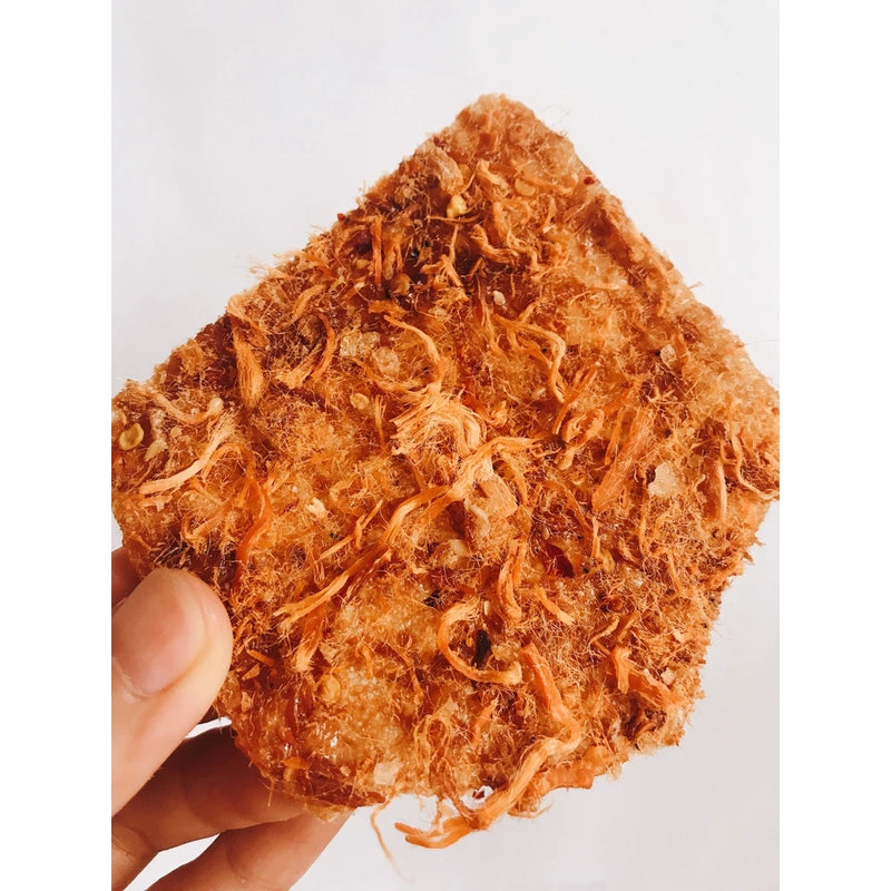 Bánh Tráng Nướng Khô Gà Cô Ba - Đặc sản Đà Lạt 140 g đồ ăn vặt, mồi nhắm, mồi nhậu ngon, giá rẻ cho dân văn phòng