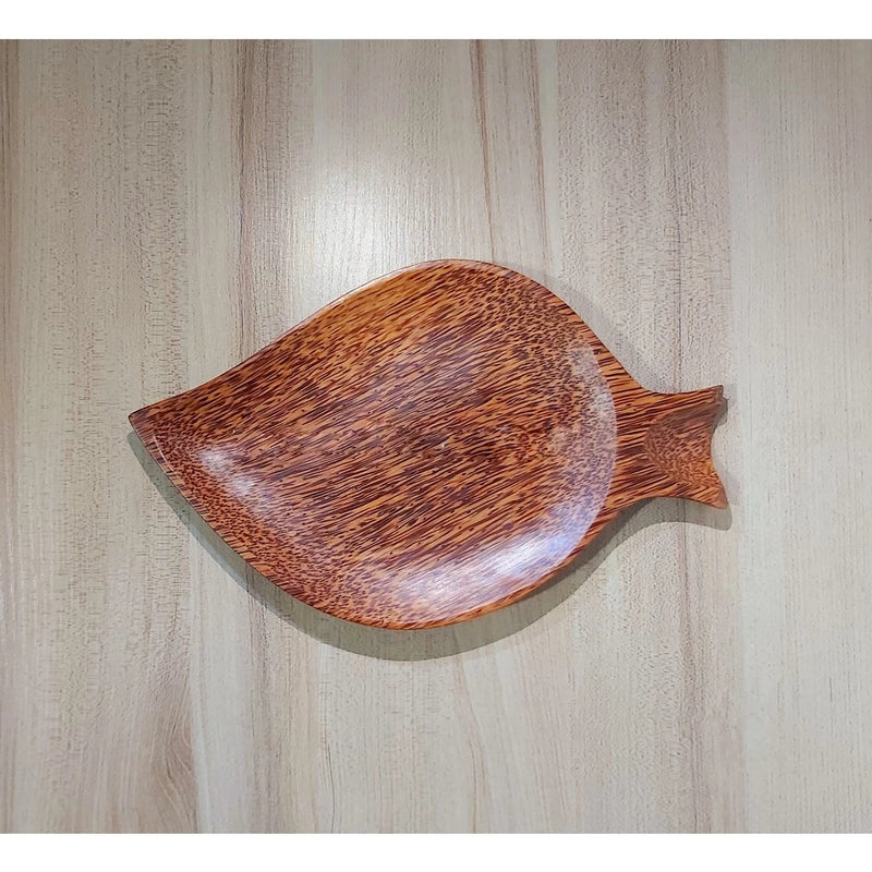 Dĩa gỗ dừa đựng bánh kẹo, mứt, hạt, trái cây, salad