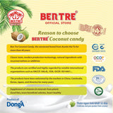 Set 5 Phong Kẹo Dừa Bến Tre Hai Tỏ Vị Cacao