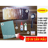 Bộ Nguyên Liệu Tranh Gạo Hoa Sen