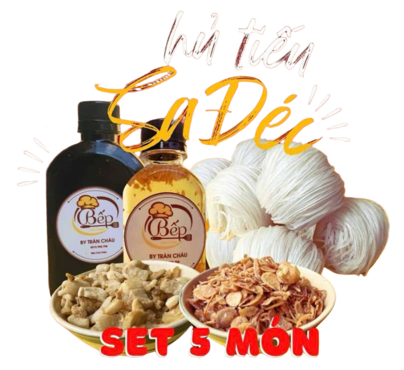Set 5 món Hủ tiếu khô Sa đéc 500g