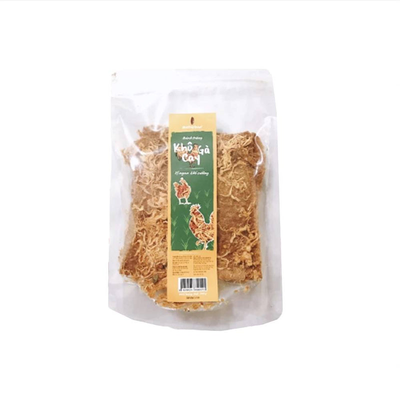 Bánh Tráng Nướng Khô Gà Cô Ba - Đặc sản Đà Lạt 140 g đồ ăn vặt, mồi nhắm, mồi nhậu ngon, giá rẻ cho dân văn phòng