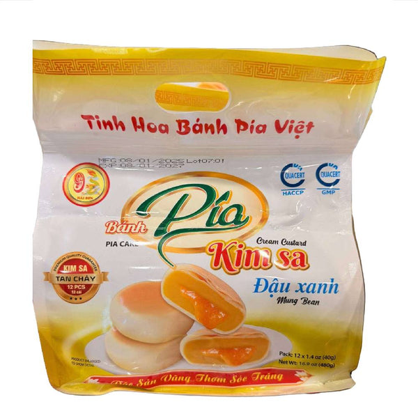 Bánh pía kim sa ĐẬU XANH