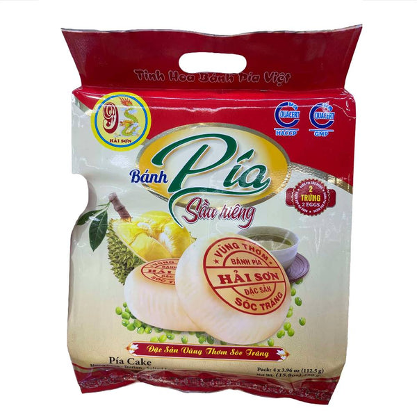 Bánh pía đậu xanh sầu riêng 2 trứng Hải Sơn 450g