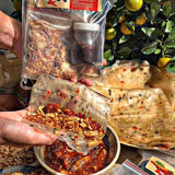 Bánh Tráng Dẻo Sợi Me Cay Hành Phi 500g (Ăn Chay Được)