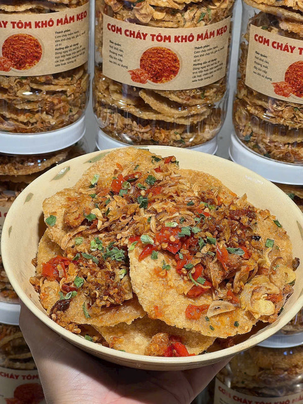 Cơm Cháy Tôm Khô 400gr