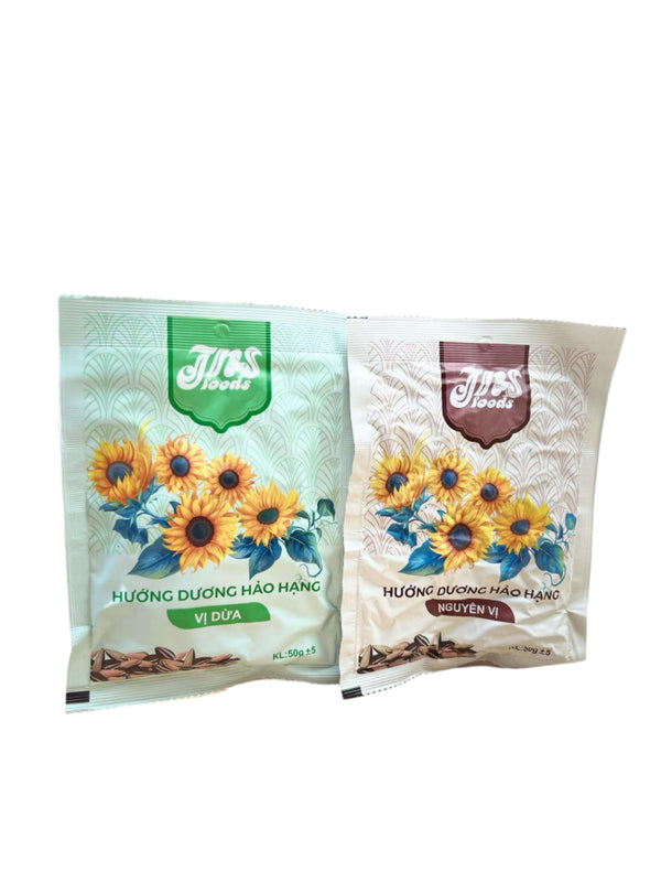 Combo 5 Hướng dương Nguyên vị, Vị Dừa gói 50g