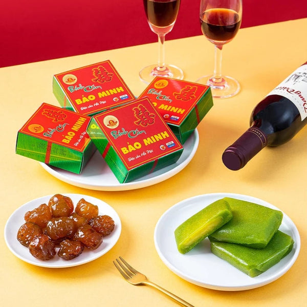 Combo 10 Bánh cốm hộp giấy Bảo Minh Món quà biếu tặng đậm hương vị truyền thống