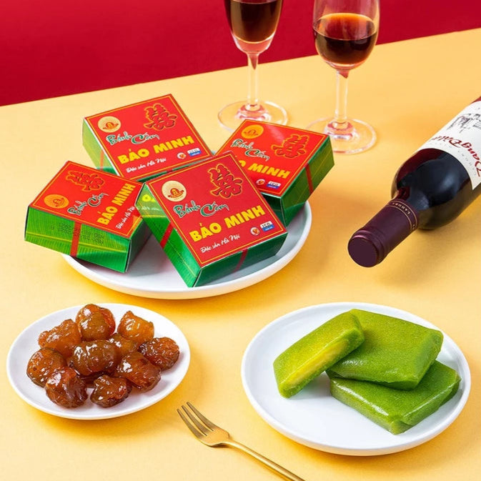 Combo 10 Bánh cốm hộp giấy Bảo Minh Món quà biếu tặng đậm hương vị truyền thống