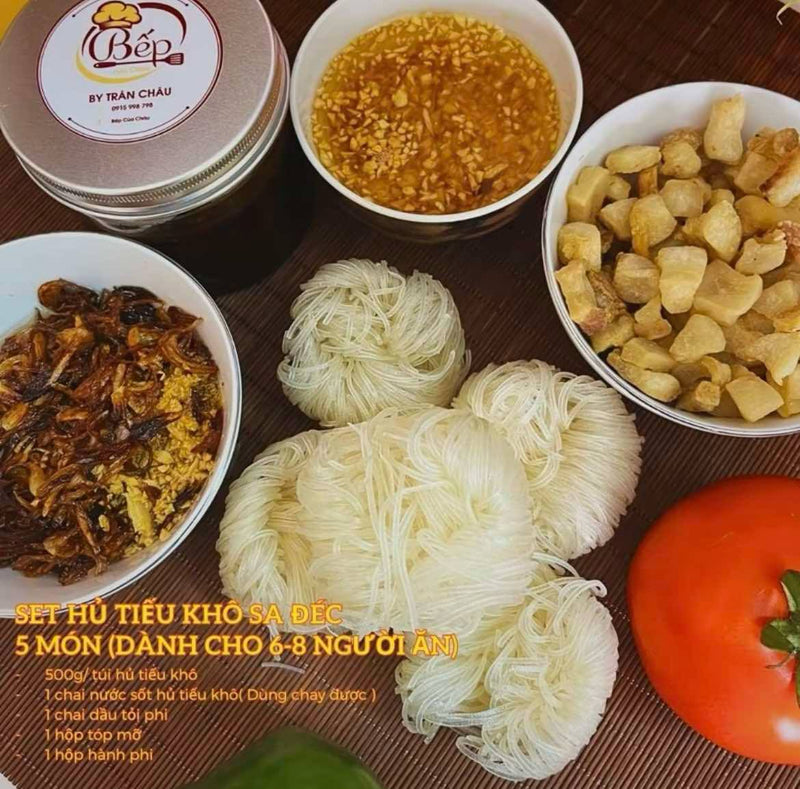 Set 5 món Hủ tiếu khô Sa đéc 500g