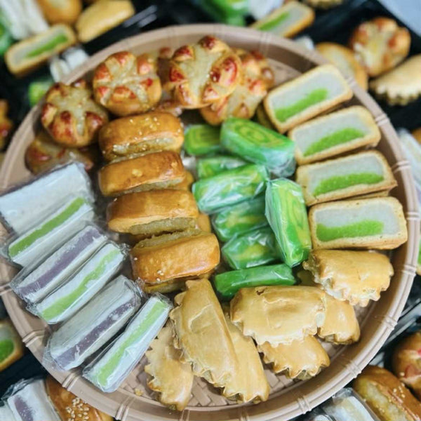 Set bánh quê Miền Tây mix nhiều loại hộp 500g 12 cái