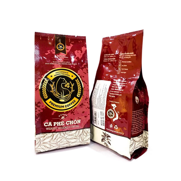 Cà phê chồn Hương Mai Cafe Weasel Legend Coffee 100% hạt Arabica nguyên chất 250gr