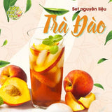 Set Nguyên Liệu Trà Đào Tươi Siêu Hot (Set 20 Ly)