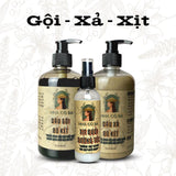 Dầu Gội Bồ Kết Dầu Xả Bồ Kết thảo dược thiên nhiên Nhà cô ba kích thích mọc tóc mềm mượt giảm gàu gãy rụng