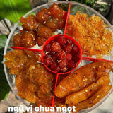 Set mứt – hoa quả sấy – ô mai ngày Tết