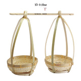 Quang gánh tre trang trí đường kính thúng 15cm