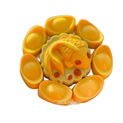 Khuôn trung thu cá chép, thỏi vàng