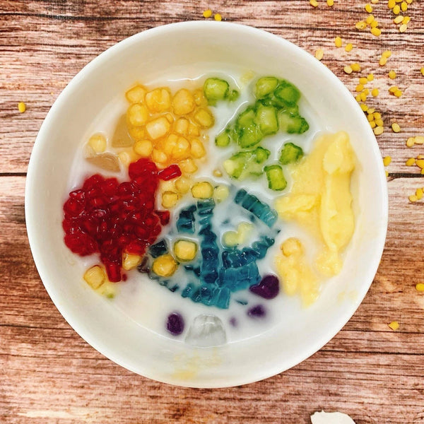 Set Nguyên Liệu Nấu Chè Sương Sa Hạt Lựu 25 30 Chén