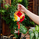 Mẹt Nông Sản Rau Củ H99 Kèm Đèn Trang Trí Decor Tết