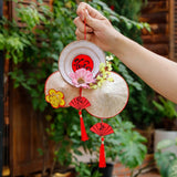 Mẹt Nông Sản Rau Củ H99 Kèm Đèn Trang Trí Decor Tết