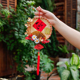 Mẹt Nông Sản Rau Củ H99 Kèm Đèn Trang Trí Decor Tết